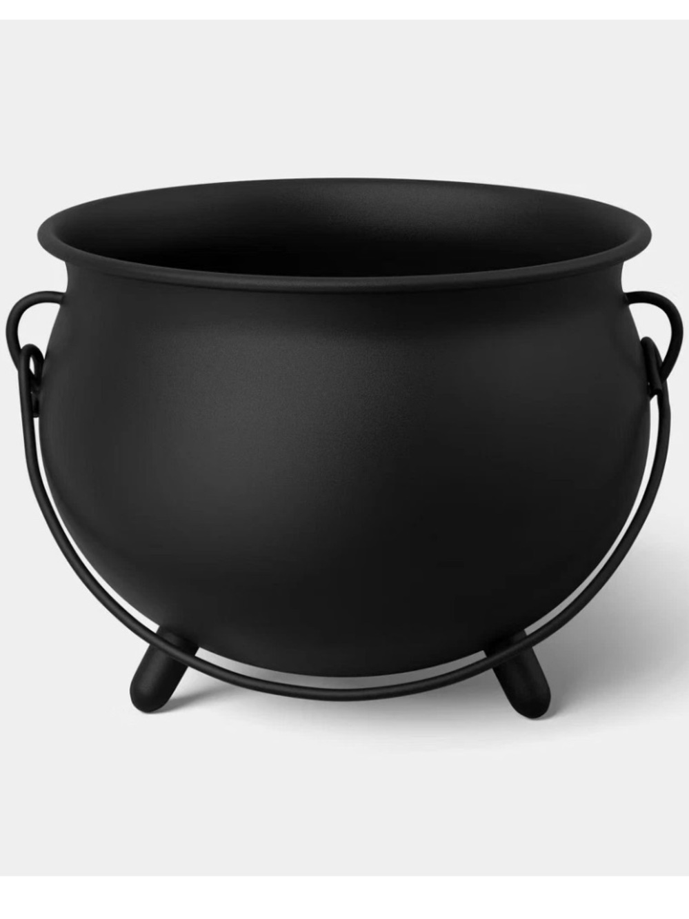 THRESHOLD NWT large 14.4" Metal Halloween Cauldron -black